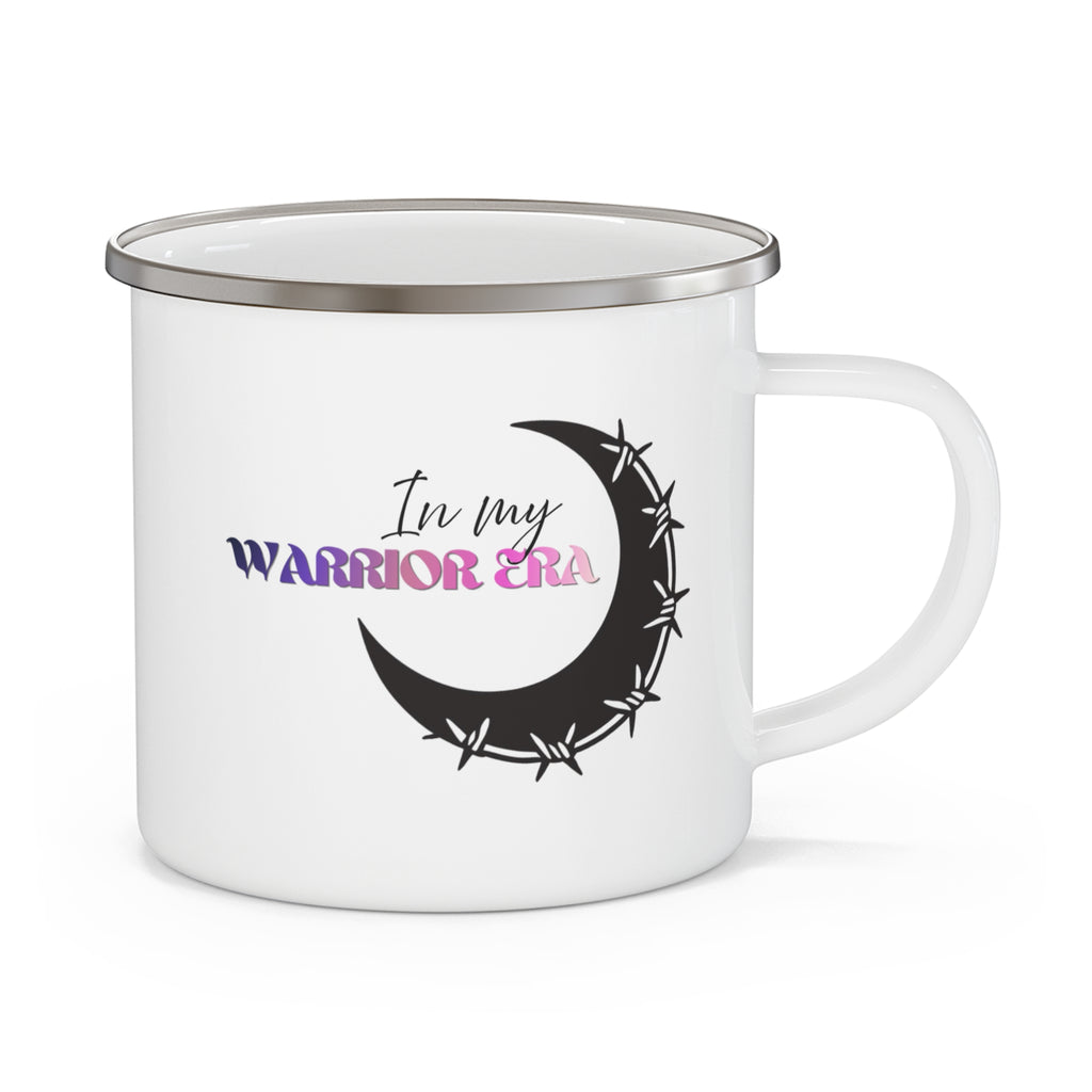Enamel Mug — "In My Warrior Era" Moon Camping Mug