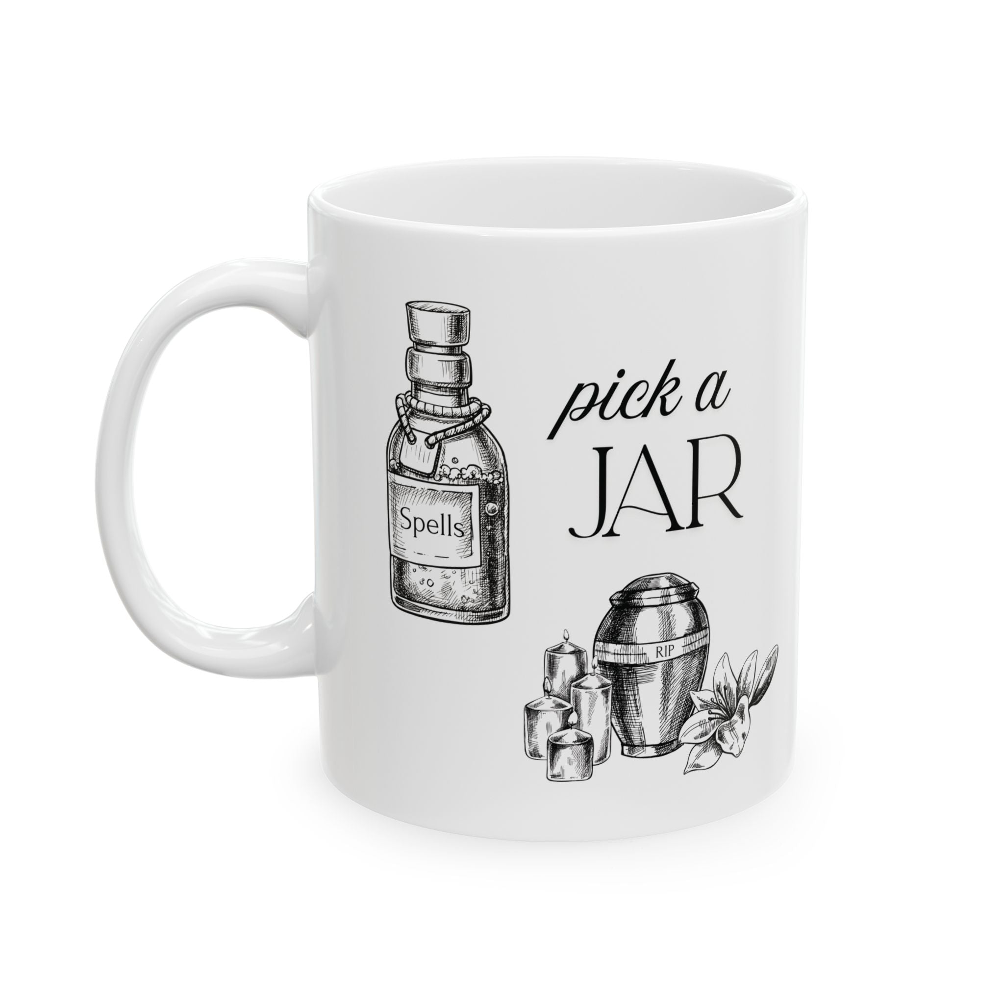 Pick A Jar:  Witchy Spell Potion Coffee Cup (11oz & 15oz)