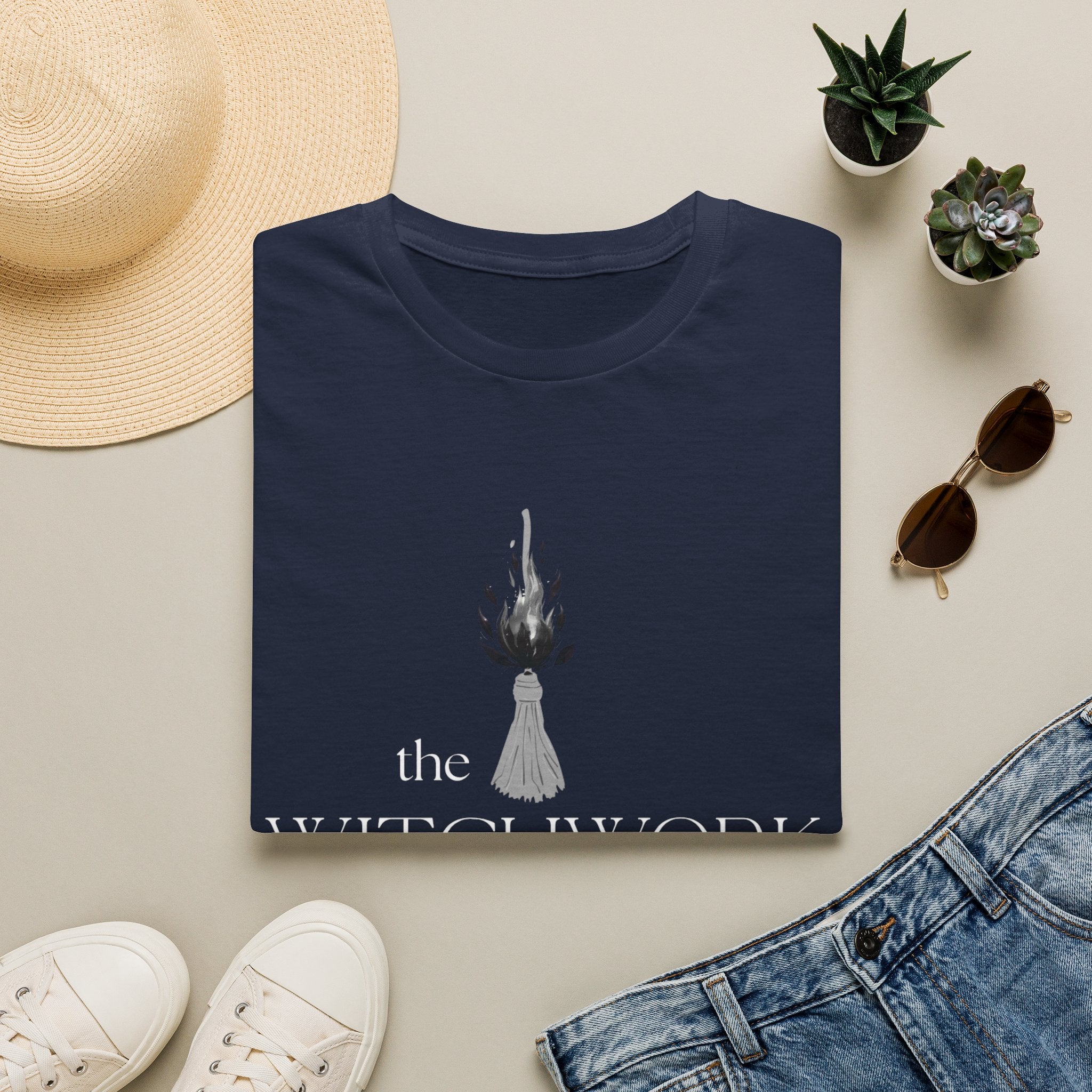 The Witchwork Witch Shirt Unisex Tee — Tarot Reader Gift, Witchy Clothing, Modern Witchcraft Graphic T-Shirt