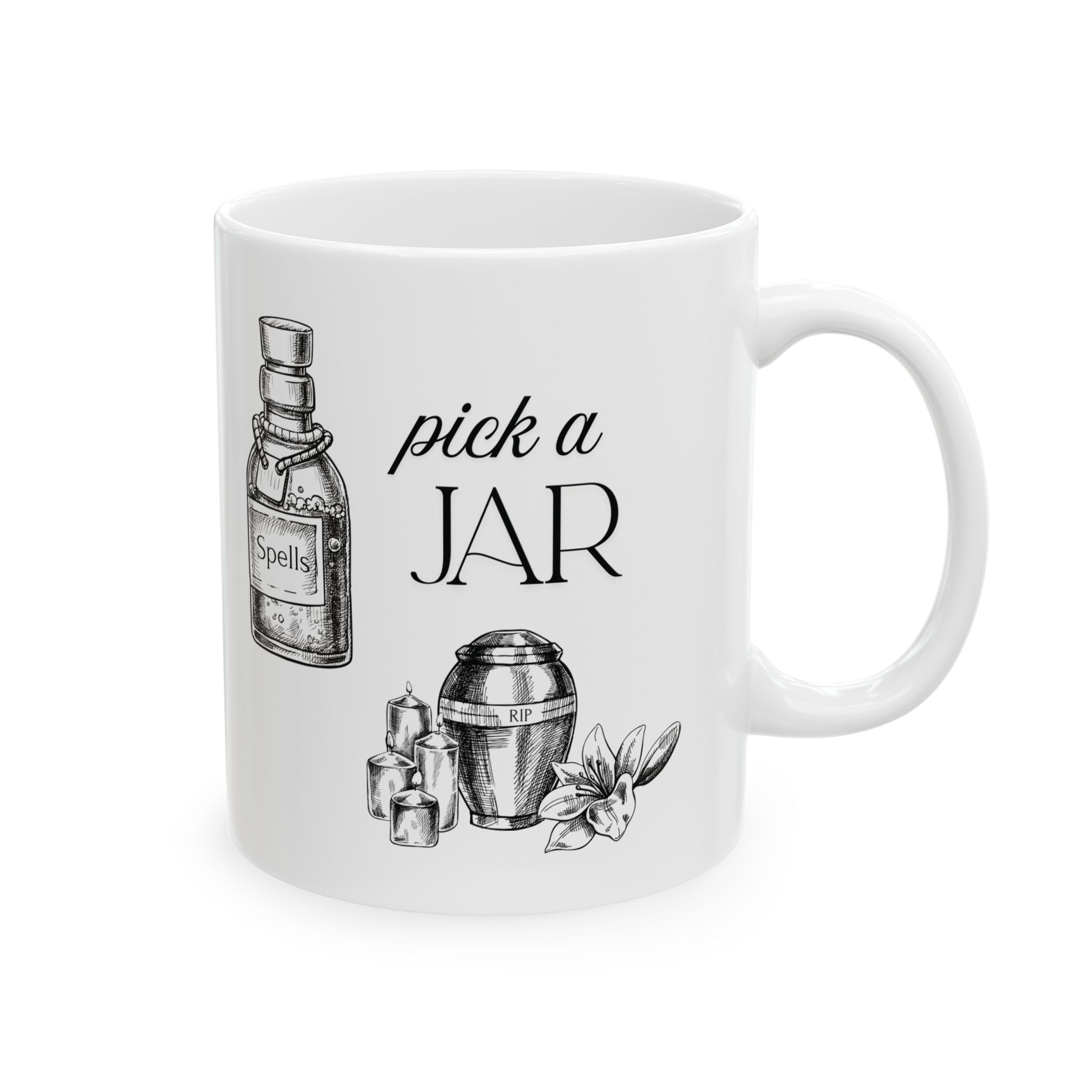 Pick A Jar:  Witchy Spell Potion Coffee Cup (11oz & 15oz)
