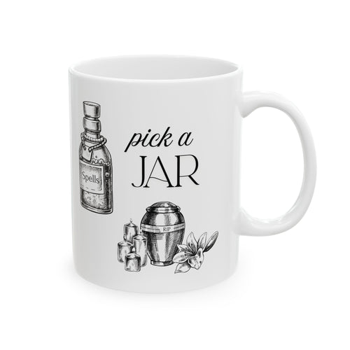 Pick A Jar:  Witchy Spell Potion Coffee Cup (11oz & 15oz)