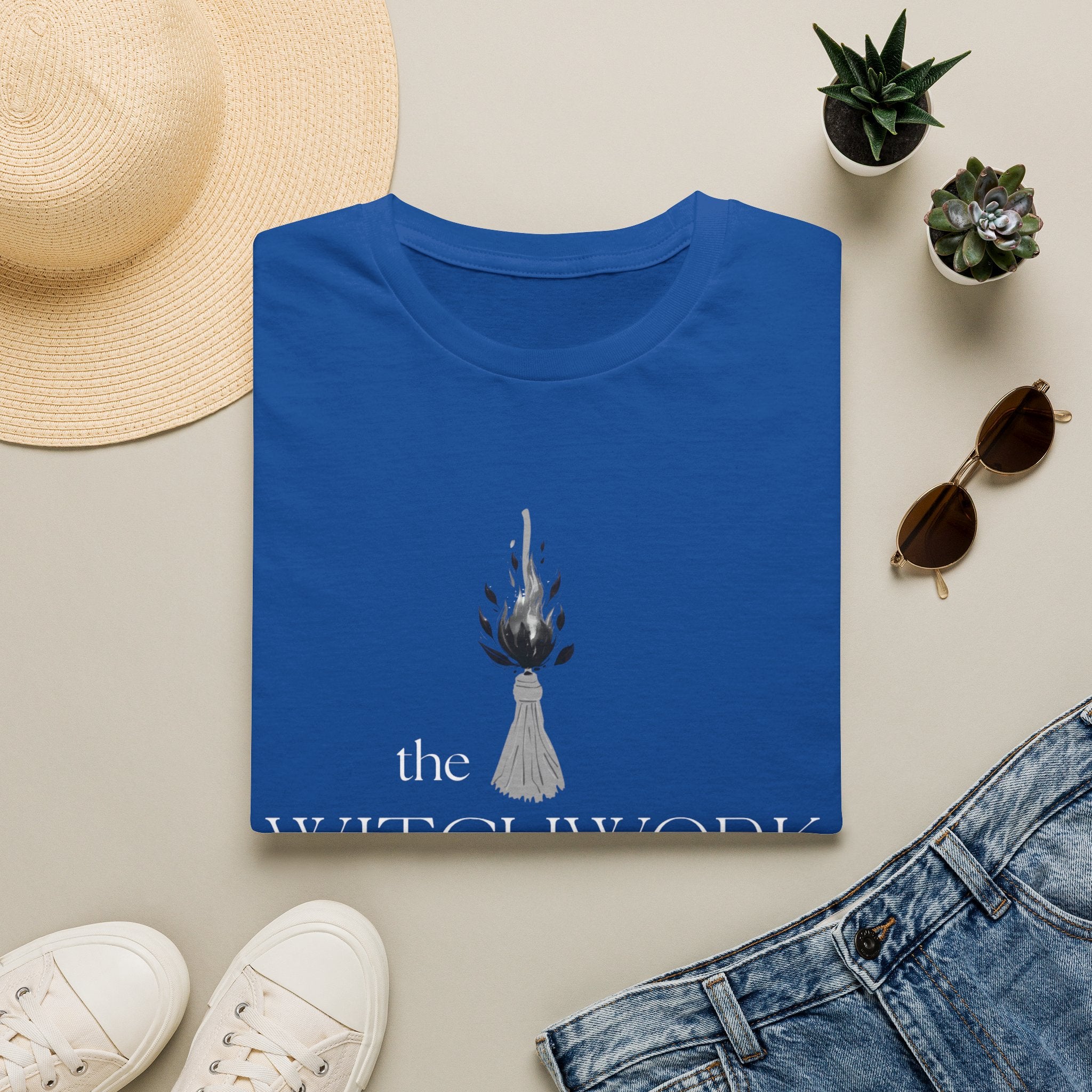 The Witchwork Witch Shirt Unisex Tee — Tarot Reader Gift, Witchy Clothing, Modern Witchcraft Graphic T-Shirt