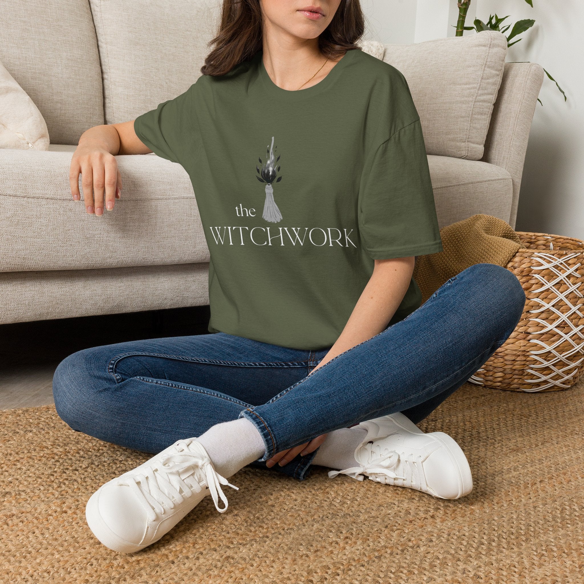 The Witchwork Witch Shirt Unisex Tee — Tarot Reader Gift, Witchy Clothing, Modern Witchcraft Graphic T-Shirt
