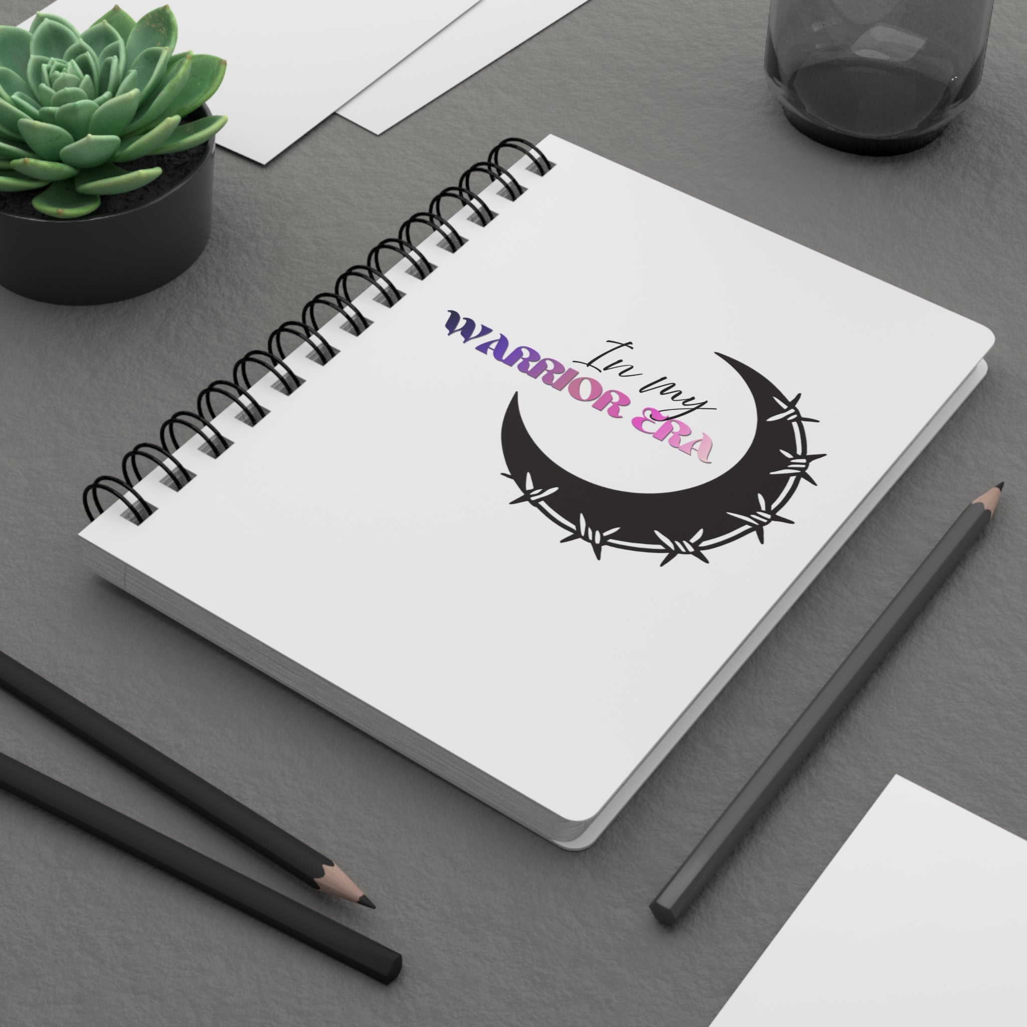"In My Warrior Era" Moon Notebook