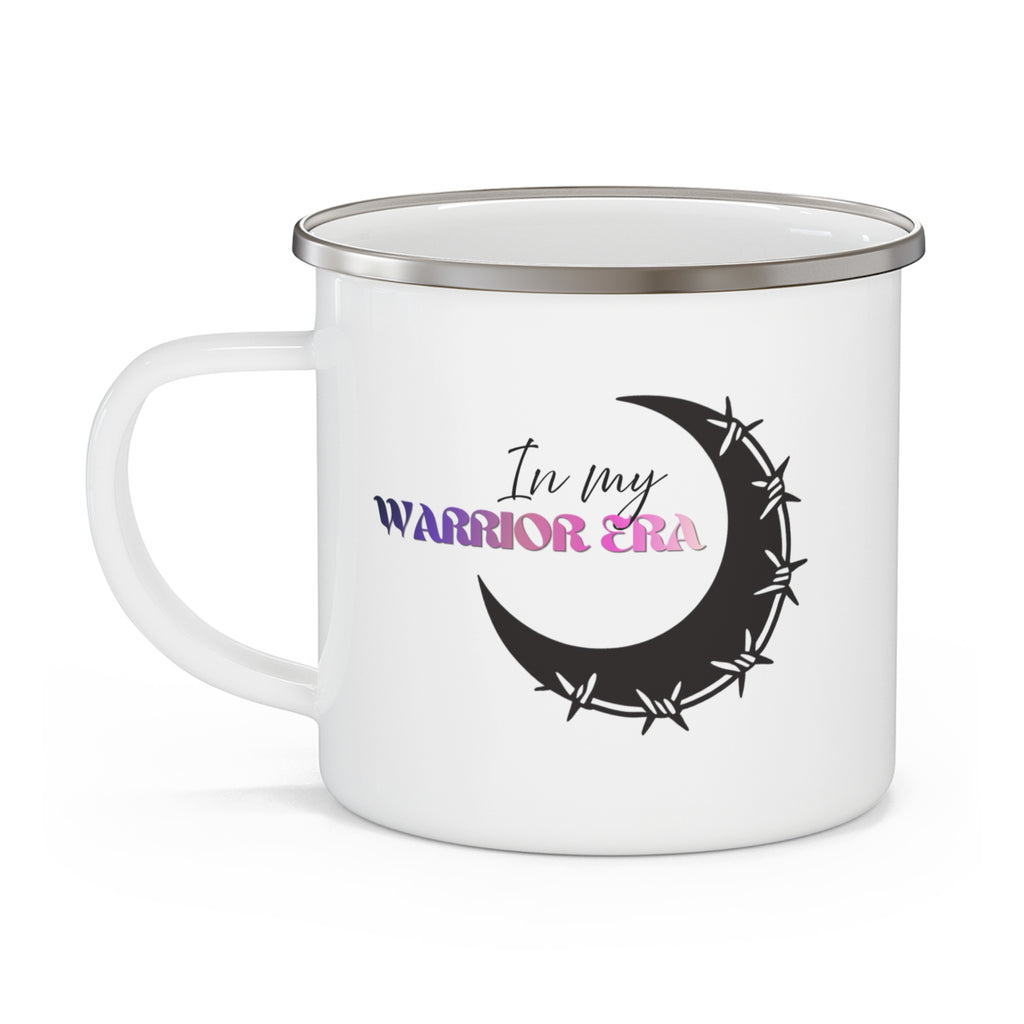 Enamel Mug — "In My Warrior Era" Moon Camping Mug